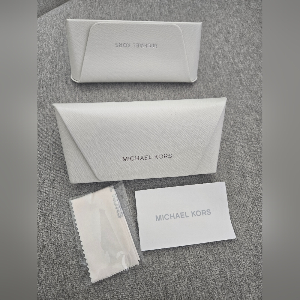 Michael Kors White Sunglasses Cases with Accessories (2 Cases for the Price of 1